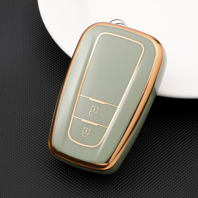 2/3/4 nupud Toyota Camry CHR Corolla RAV4 Avalon Land Cruiser Prado Prius 2017 - 2022 TPU auto võtmeümbrise kate fob võtmehoidja jaoks