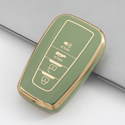 2/3/4 nupud Toyota Camry CHR Corolla RAV4 Avalon Land Cruiser Prado Prius 2017 - 2022 TPU auto võtmeümbrise kate fob võtmehoidja jaoks