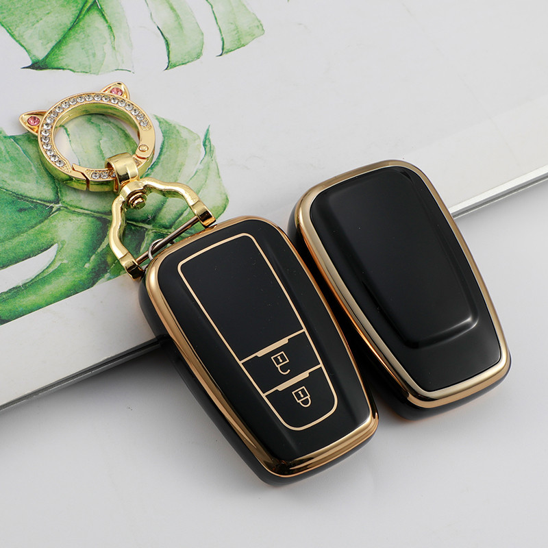 2/3/4 nupud Toyota Camry CHR Corolla RAV4 Avalon Land Cruiser Prado Prius 2017 - 2022 TPU auto võtmeümbrise kate fob võtmehoidja jaoks