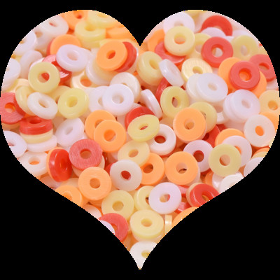 6mm 300/600/900pcs Ακρυλικές χάντρες για κοσμήματα Σκουλαρίκι κολιέ DIY Βραχιόλι Κατασκευής Κιτ Αξεσουάρ Χειροτεχνία για Γυναίκες Κορίτσια