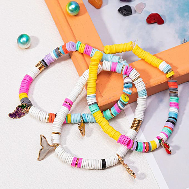 6mm 300/600/900pcs Ακρυλικές χάντρες για κοσμήματα Σκουλαρίκι κολιέ DIY Βραχιόλι Κατασκευής Κιτ Αξεσουάρ Χειροτεχνία για Γυναίκες Κορίτσια