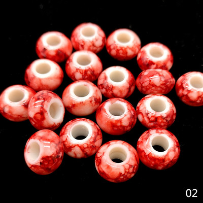 12 tk 15x9mm suure auguga helmed ümmargused ümmargused helmed ehete valmistamiseks käevõru ripats ise ise