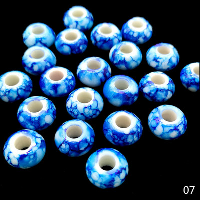 12 tk 15x9mm suure auguga helmed ümmargused ümmargused helmed ehete valmistamiseks käevõru ripats ise ise