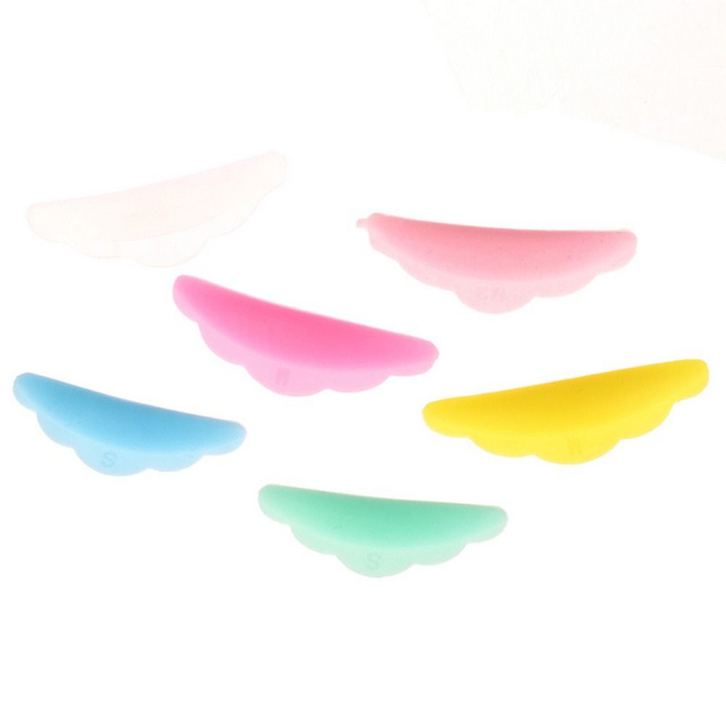 5 poros blakstienų pakeliančios blakstienų priauginimo silikoninės ilgalaikės blakstienų pakėlimo pagalvėlės Daugkartinio naudojimo 3D blakstienų rietiklis, priauginimas grožio makiažo priemonė