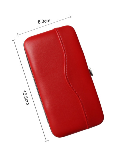 Yelixi pintsettide ümbris ripsmepikenduste ümbris PU nahast tühi hoiukott Silma ripsmepikenduste pintsettide ümbris