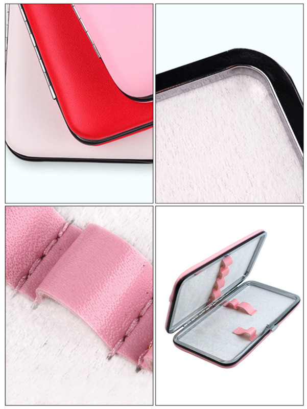 Yelixi pintsettide ümbris ripsmepikenduste ümbris PU nahast tühi hoiukott Silma ripsmepikenduste pintsettide ümbris