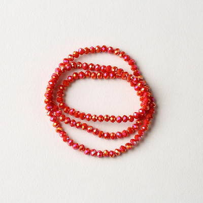 1 vrpca 3X4 mm AB premaz u boji neprozirne prozirne kristalne rondelle fasetirane staklene perle za izradu nakita