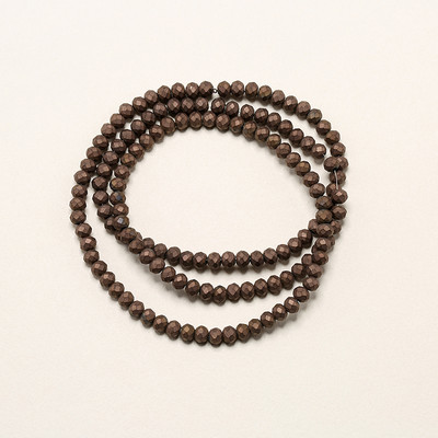 1 vrpca 3X4 mm AB premaz u boji neprozirne prozirne kristalne rondelle fasetirane staklene perle za izradu nakita