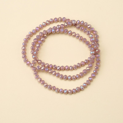 1 vrpca 3X4 mm AB premaz u boji neprozirne prozirne kristalne rondelle fasetirane staklene perle za izradu nakita