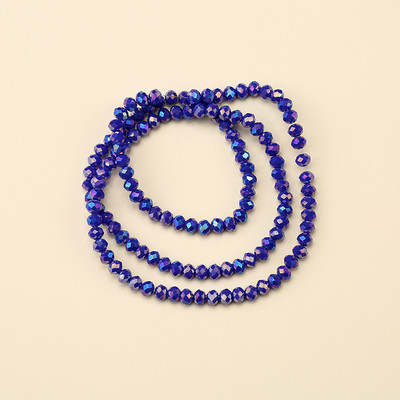 1 vrpca 3X4 mm AB premaz u boji neprozirne prozirne kristalne rondelle fasetirane staklene perle za izradu nakita