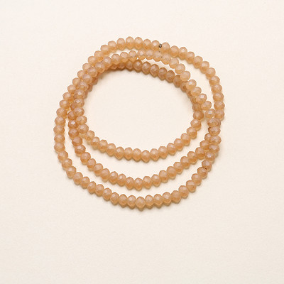 1 vrpca 3X4 mm AB premaz u boji neprozirne prozirne kristalne rondelle fasetirane staklene perle za izradu nakita