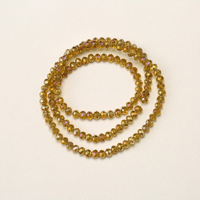 1 vrpca 3X4 mm AB premaz u boji neprozirne prozirne kristalne rondelle fasetirane staklene perle za izradu nakita