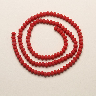 1 vrpca 3X4 mm AB premaz u boji neprozirne prozirne kristalne rondelle fasetirane staklene perle za izradu nakita