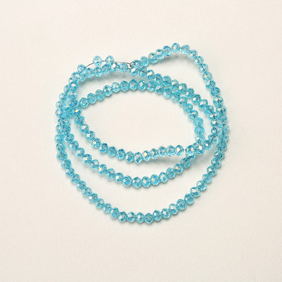 1 vrpca 3X4 mm AB premaz u boji neprozirne prozirne kristalne rondelle fasetirane staklene perle za izradu nakita