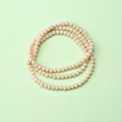 1 vrpca 3X4 mm AB premaz u boji neprozirne prozirne kristalne rondelle fasetirane staklene perle za izradu nakita