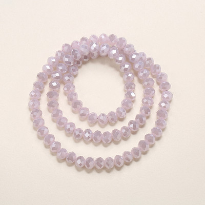 1 vrpca 3X4 mm AB premaz u boji neprozirne prozirne kristalne rondelle fasetirane staklene perle za izradu nakita