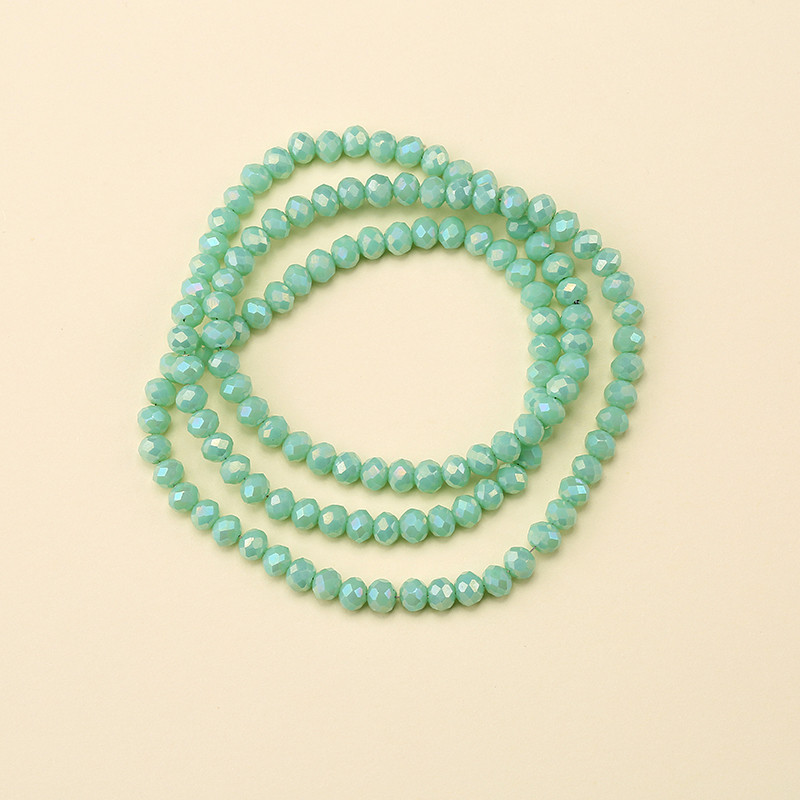 1 vrpca 3X4 mm AB premaz u boji neprozirne prozirne kristalne rondelle fasetirane staklene perle za izradu nakita