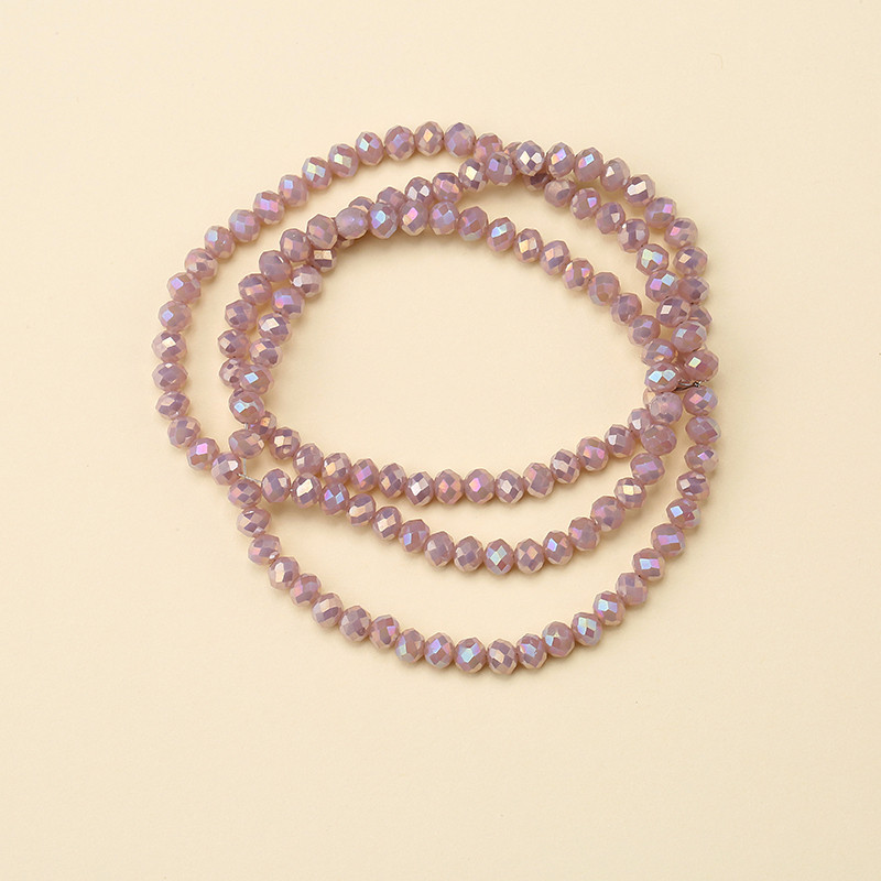 1 vrpca 3X4 mm AB premaz u boji neprozirne prozirne kristalne rondelle fasetirane staklene perle za izradu nakita