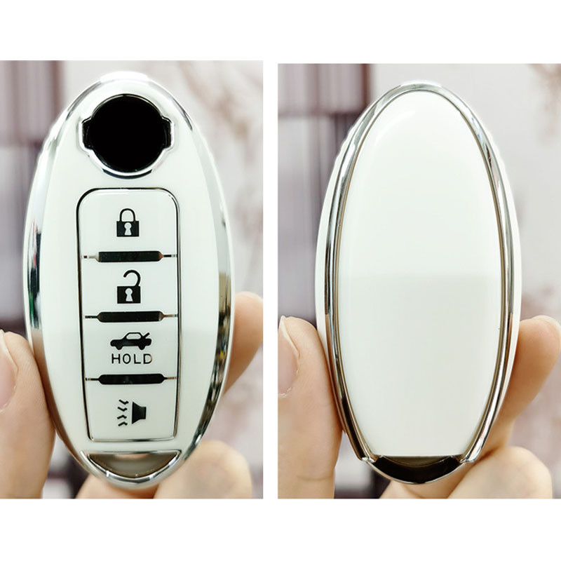 Carcasă moale TPU pentru chei de mașină pentru Nissan Qashqai J10 J11 X-Trail t31 t32 kicks Tiida Livida Pathfinder Murano Note GTR Juke pentru Infiniti