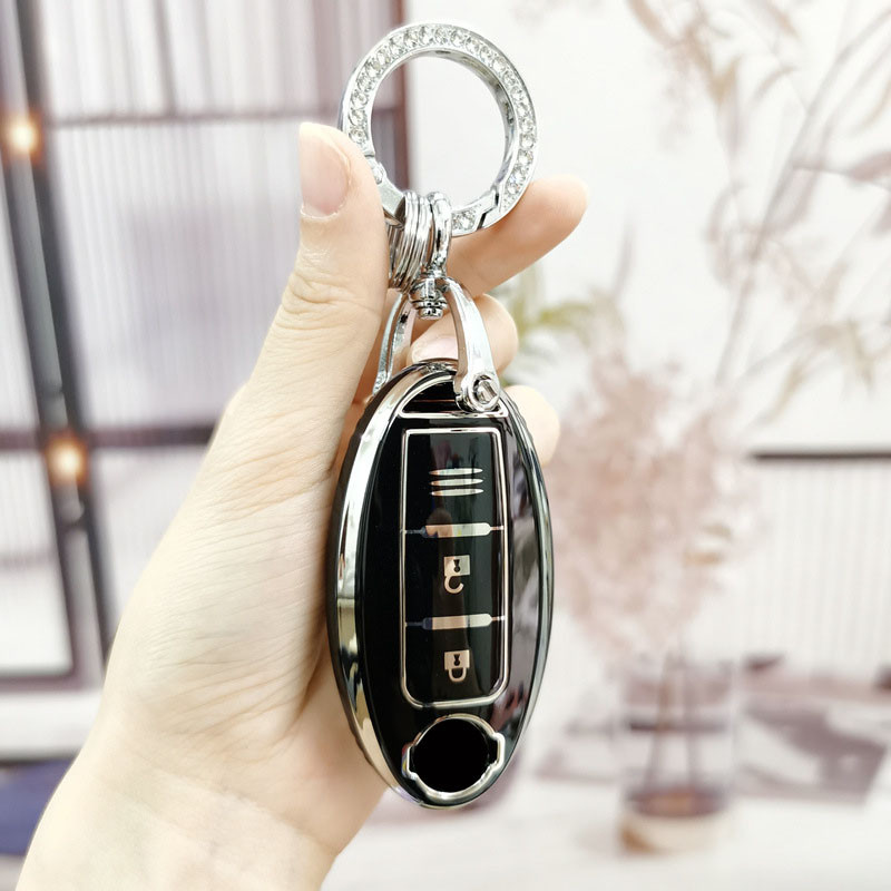 Carcasă moale TPU pentru chei de mașină pentru Nissan Qashqai J10 J11 X-Trail t31 t32 kicks Tiida Livida Pathfinder Murano Note GTR Juke pentru Infiniti