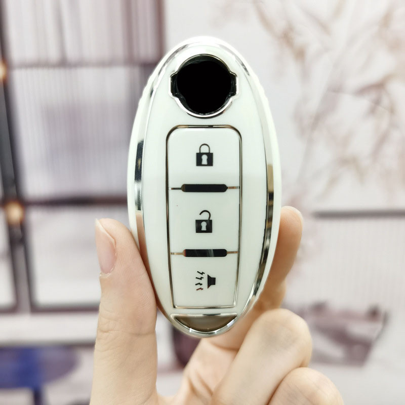 Carcasă moale TPU pentru chei de mașină pentru Nissan Qashqai J10 J11 X-Trail t31 t32 kicks Tiida Livida Pathfinder Murano Note GTR Juke pentru Infiniti