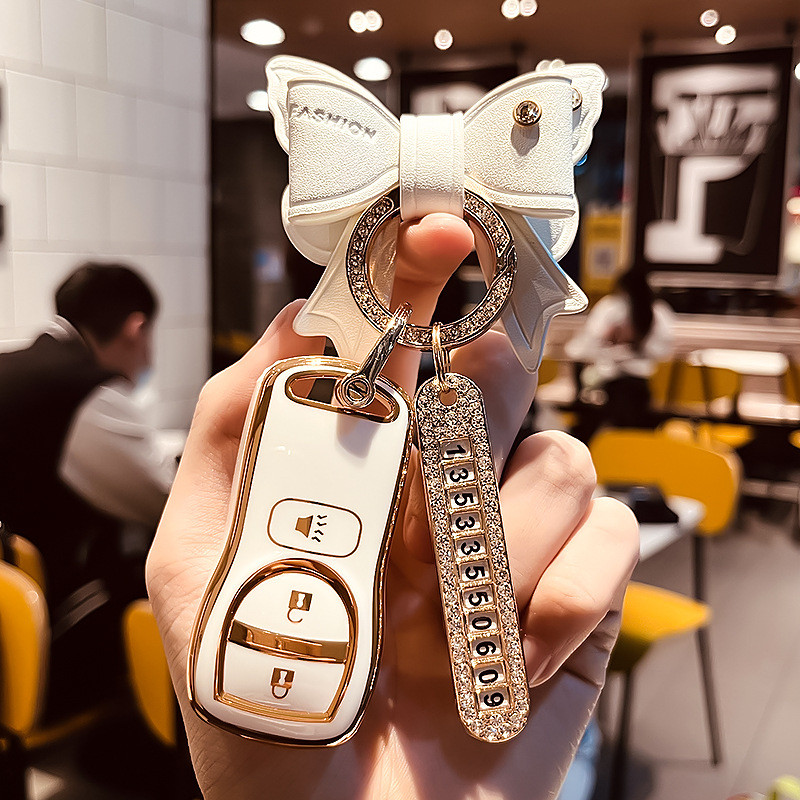 Nissan Tiida Sentra X-trail T30 Altima Frontier Armada Maxima jaoks Infiniti QX56 JA60 FX35 auto võtmekaane korpuse tarvikud