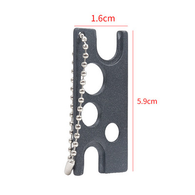 1 τεμ. Ανοιχτήρι από ανοξείδωτο ατσάλι για αντικατάσταση φιάλης κόλλας βλεφαρίδων γενικής χρήσης.