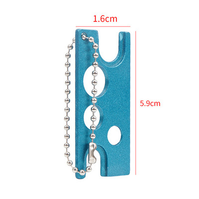 1 τεμ. Ανοιχτήρι από ανοξείδωτο ατσάλι για αντικατάσταση φιάλης κόλλας βλεφαρίδων γενικής χρήσης.