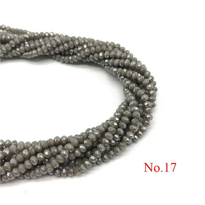 Hulgimüük 2X3mm 195tk Tšehhi kristallhelmed ehete valmistamiseks Ise ise näputöö AB värvivahetaja lihvitud klaashelmed