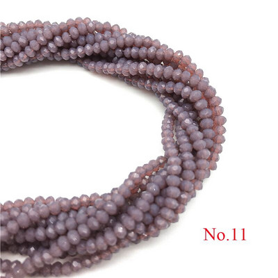 Hulgimüük 2X3mm 195tk Tšehhi kristallhelmed ehete valmistamiseks Ise ise näputöö AB värvivahetaja lihvitud klaashelmed