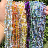 3x4mm 120 tk Segavärvilised kristallist rondelliga lihvitud klaashelmed seemned lahtised vahehelmed ehete valmistamiseks isetegemise näputöö kaelakee