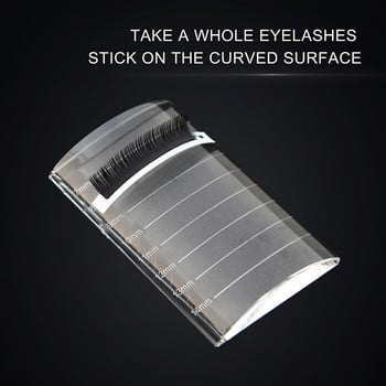 Lashtalk Eyelashes Glue Holder Μακιγιάζ Αυτοκόλλητη Παλέτα Ψεύτικες Βλεφαρίδες Διαφανές Άφιξη Ορθογώνιο Κρυστάλλινο Γυαλί