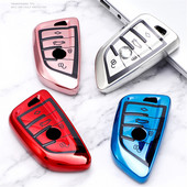 TPU Car Smart Key Cover Case Shell Fob Bag Turētājs priekš Bmw F20 F30 G20 F34 F31 F10 G30 F11 X3 F25 X4 I3 M3 M4 1 5 3 Series