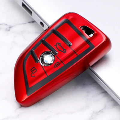 TPU Car Smart Key Cover Case Shell Fob Bag Turētājs priekš Bmw F20 F30 G20 F34 F31 F10 G30 F11 X3 F25 X4 I3 M3 M4 1 5 3 Series