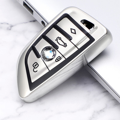 TPU Car Smart Key Cover Case Shell Fob Bag Turētājs priekš Bmw F20 F30 G20 F34 F31 F10 G30 F11 X3 F25 X4 I3 M3 M4 1 5 3 Series