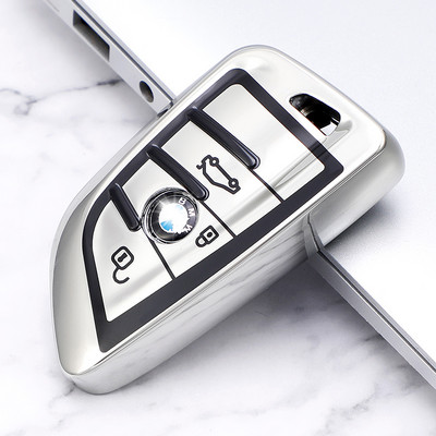 TPU Car Smart Key Cover Case Shell Fob Bag Turētājs priekš Bmw F20 F30 G20 F34 F31 F10 G30 F11 X3 F25 X4 I3 M3 M4 1 5 3 Series