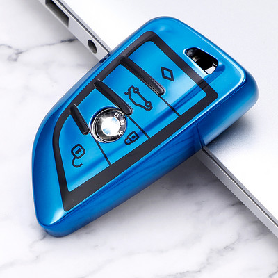 TPU Car Smart Key Cover Case Shell Fob Bag Turētājs priekš Bmw F20 F30 G20 F34 F31 F10 G30 F11 X3 F25 X4 I3 M3 M4 1 5 3 Series