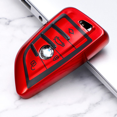 TPU Car Smart Key Cover Case Shell Fob Bag Turētājs priekš Bmw F20 F30 G20 F34 F31 F10 G30 F11 X3 F25 X4 I3 M3 M4 1 5 3 Series