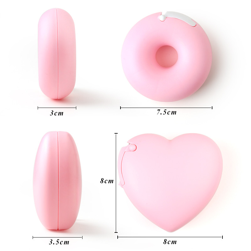 Ripsmepikendusteibid Lõikja Plastikust pookimislindi jaoturi hoidik Südame sõõrikukujuline Ripsmepikendustarvikud Meigitööriistad