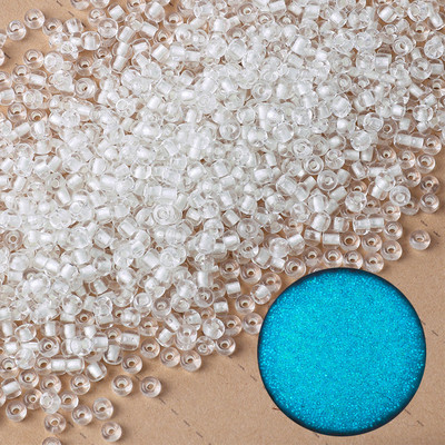 Λαμπερές γυάλινες χάντρες 3 χιλιοστών Λάμπουν στο σκοτάδι Ψάρεμα Χαλαρές χάντρες για κοσμήματα με σήμανση DIY κολιέ βραχιόλι