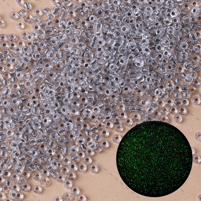 Λαμπερές γυάλινες χάντρες 3 χιλιοστών Λάμπουν στο σκοτάδι Ψάρεμα Χαλαρές χάντρες για κοσμήματα με σήμανση DIY κολιέ βραχιόλι