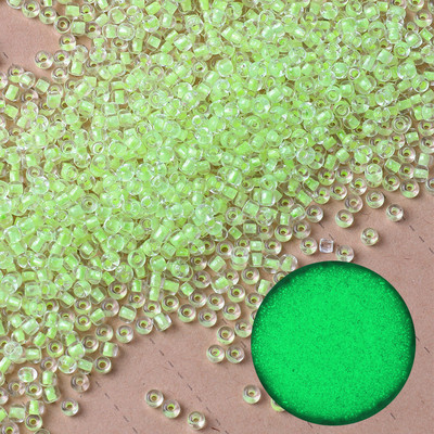 Λαμπερές γυάλινες χάντρες 3 χιλιοστών Λάμπουν στο σκοτάδι Ψάρεμα Χαλαρές χάντρες για κοσμήματα με σήμανση DIY κολιέ βραχιόλι