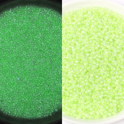 Λαμπερές γυάλινες χάντρες 3 χιλιοστών Λάμπουν στο σκοτάδι Ψάρεμα Χαλαρές χάντρες για κοσμήματα με σήμανση DIY κολιέ βραχιόλι