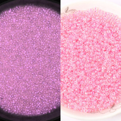 Λαμπερές γυάλινες χάντρες 3 χιλιοστών Λάμπουν στο σκοτάδι Ψάρεμα Χαλαρές χάντρες για κοσμήματα με σήμανση DIY κολιέ βραχιόλι