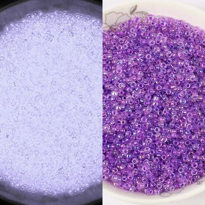 Λαμπερές γυάλινες χάντρες 3 χιλιοστών Λάμπουν στο σκοτάδι Ψάρεμα Χαλαρές χάντρες για κοσμήματα με σήμανση DIY κολιέ βραχιόλι