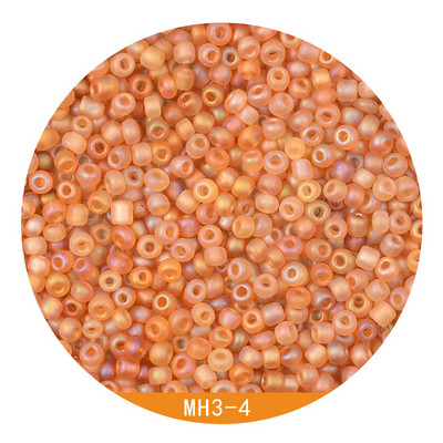 3 MM 8/0 Mat Corolful Plating šarm češke staklene perle DIY narukvica ogrlica SeedBeads za pribor za izradu nakita