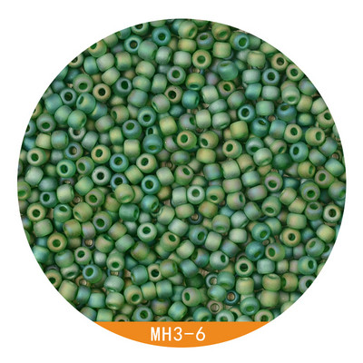 3 MM 8/0 Mat Corolful Plating šarm češke staklene perle DIY narukvica ogrlica SeedBeads za pribor za izradu nakita