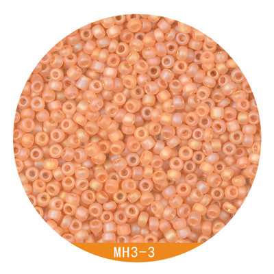 3 MM 8/0 Mat Corolful Plating šarm češke staklene perle DIY narukvica ogrlica SeedBeads za pribor za izradu nakita