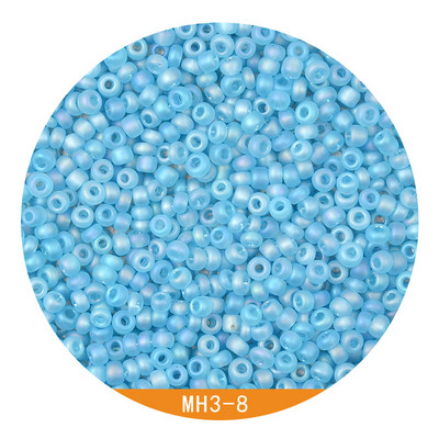 3 MM 8/0 Mat Corolful Plating šarm češke staklene perle DIY narukvica ogrlica SeedBeads za pribor za izradu nakita