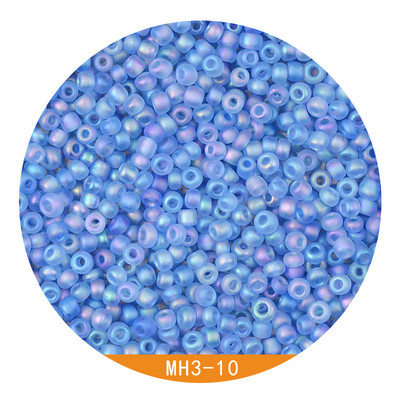 3 MM 8/0 Mat Corolful Plating šarm češke staklene perle DIY narukvica ogrlica SeedBeads za pribor za izradu nakita